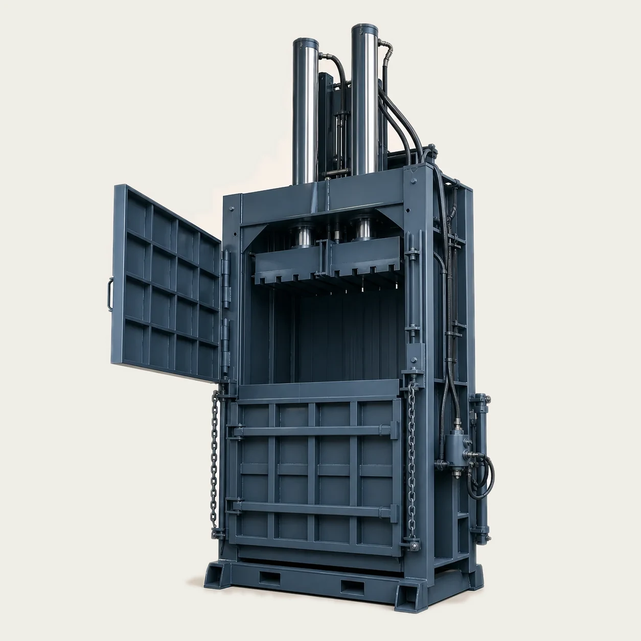 Vertical Double-Cylinder Baling Machine product view